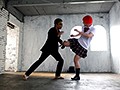 スーパー黄金比筋肉BODYコスプレイヤー 発射まで着たまま5変身SEX 白石真琴4
