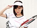 ぴったりHcupスポコスの汗だくだく着衣セックス 真白真緒9