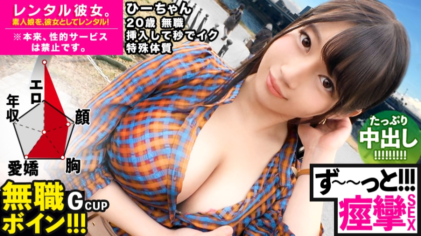 【ビクビクひーちゃん】秒イキGカップ無職ボインを彼女としてレンタル! 春風ひかる-0