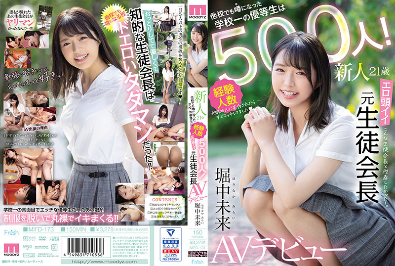 新人21歳 他校でも噂になった学校一の優等生は経験人数500人! エロ頭イイ元生徒会長AVデビュー 堀中未来0