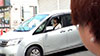 停車中の助手席で暇を持て余してそうな巨乳美女を発見！！彼女の胸元から今にもハミ出しそうなおっぱいを覗き見していると抑えられず… 2-11