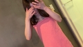 【個人撮影】垢抜け無いスレンダー系美女と鏡張りのレンタルルームでパパ活_生チンのおねだりに中出し対応-3