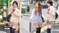 帰宅途中の超ミニスカ×ニーハイ×パンチラ美少女をロックオン ひなた澪-6